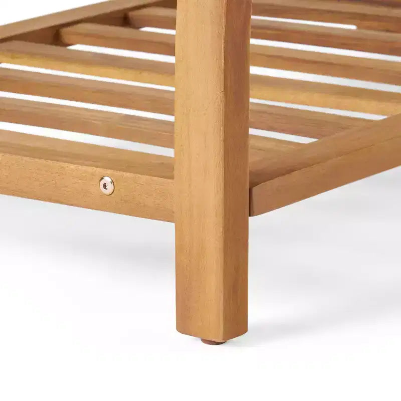 GDFStudio Laurier Set da Salotto da Esterno a 4 Posti in Legno di Acacia con Cuscini