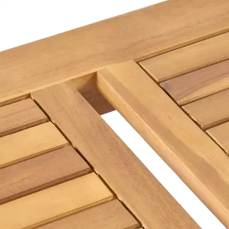 GDFStudio Laurier Set da Salotto da Esterno a 4 Posti in Legno di Acacia con Cuscini