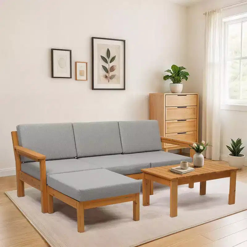 Divano Sezionale da Esterno a 5 Pezzi Karl Home Patio