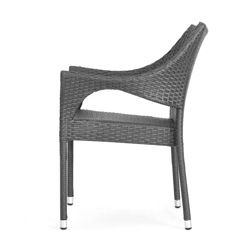 GDFStudio Orchard Set Salotto da Esterno in Vimini Impilabile a 3 Pezzi