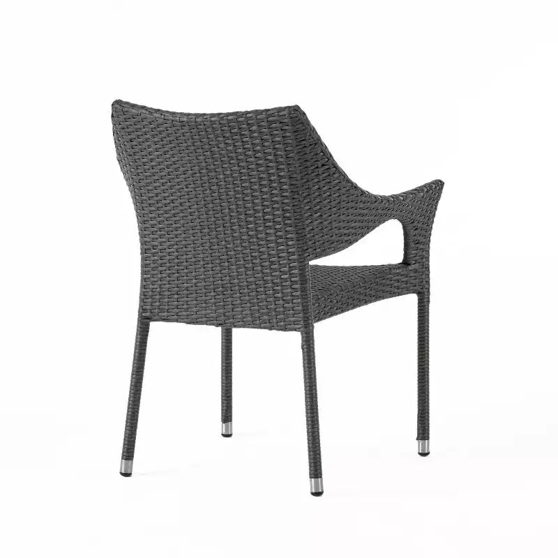 GDFStudio Orchard Set Salotto da Esterno in Vimini Impilabile a 3 Pezzi