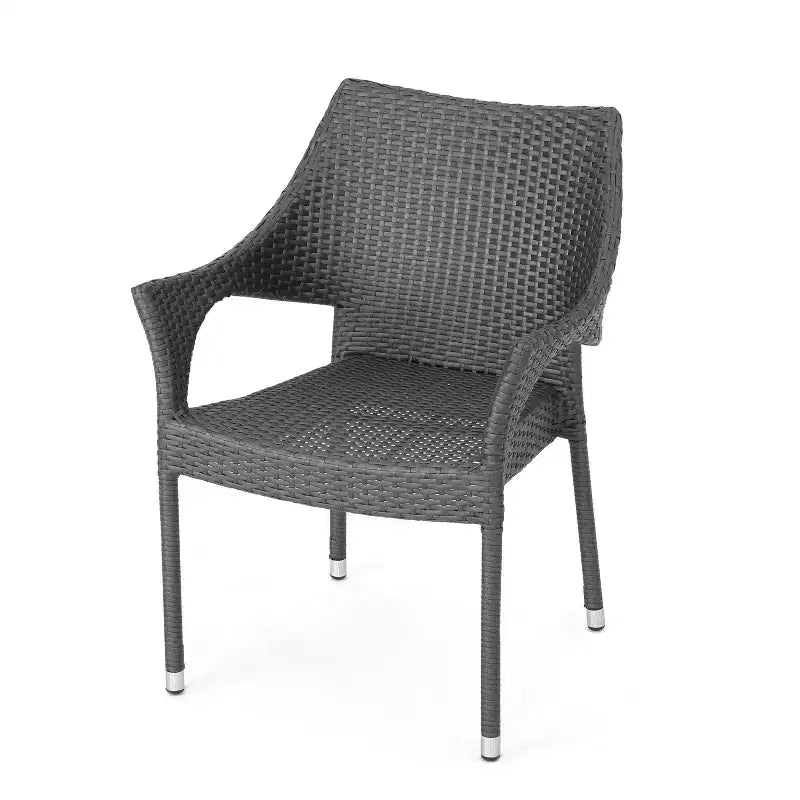 GDFStudio Orchard Set Salotto da Esterno in Vimini Impilabile a 3 Pezzi