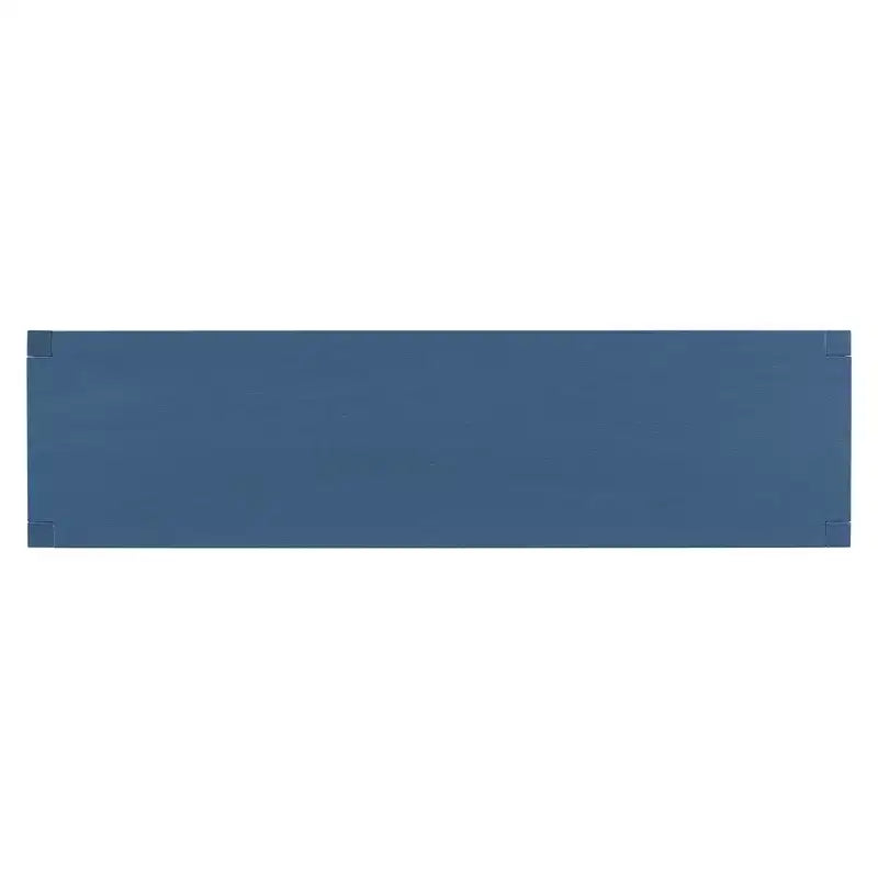 Tavolo Consolle Crisscross con 4 Cassetti, Beige / Nero / Grigio / Blu Scuro, 1 pezzo