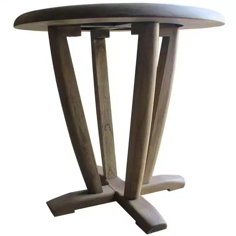 Set di sedute da 3 pezzi Courtyard Casual Avalon in teak FSC Include: due poltrone Club e un tavolino rotondo