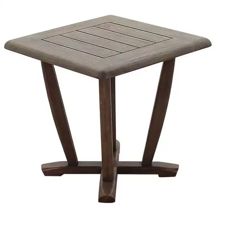Set salotto da esterno 3 pezzi con movimento Courtyard Casual Avalon in Teak FSC include: Due Poltrone Girevoli e un Tavolino Quadrato