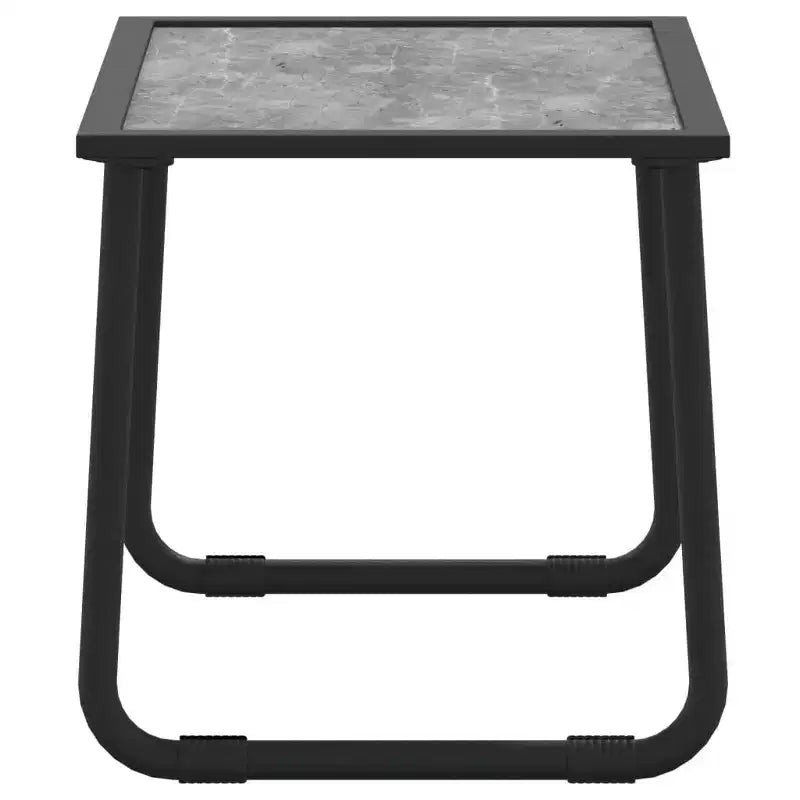 vidaXL Set da salotto da giardino in acciaio verniciato a polvere color antracite Standard Durevole