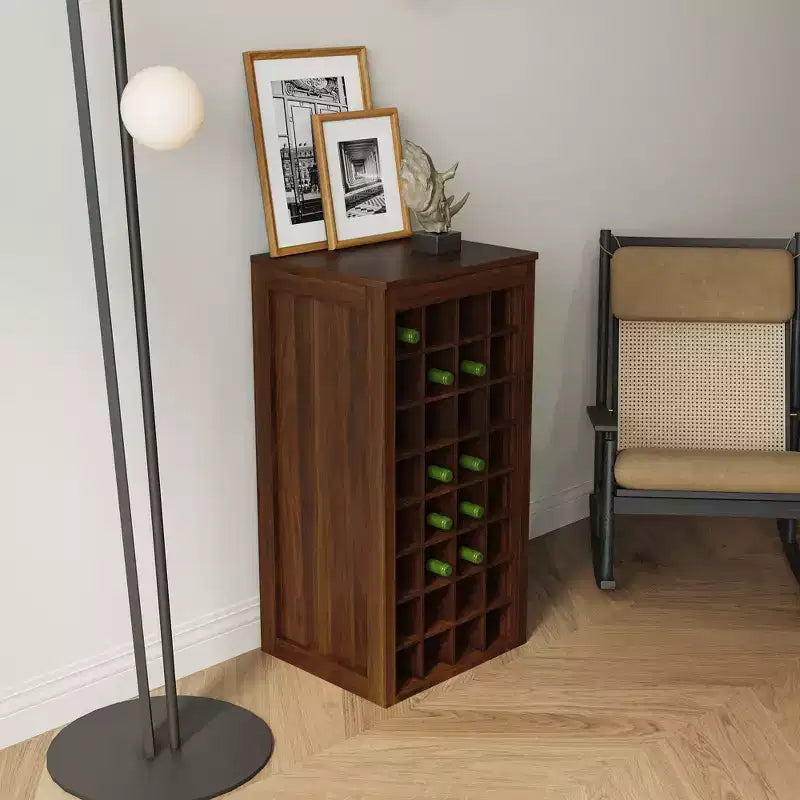 Mobile contenitore con cassetti bianco/noce/marrone noce – Stile Credenza