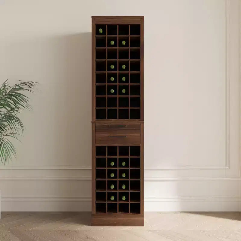 Mobile contenitore con cassetti bianco/noce/marrone noce – Stile Credenza