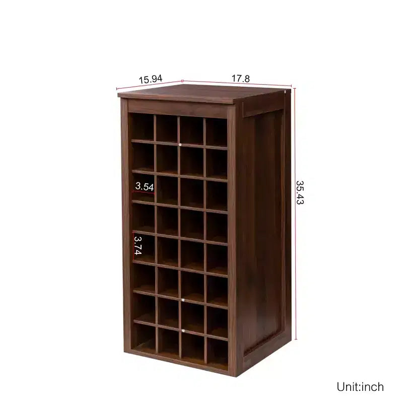 Mobile contenitore con cassetti bianco/noce/marrone noce – Stile Credenza