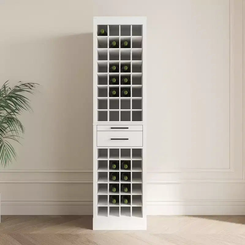 Mobile contenitore con cassetti bianco/noce/marrone noce – Stile Credenza