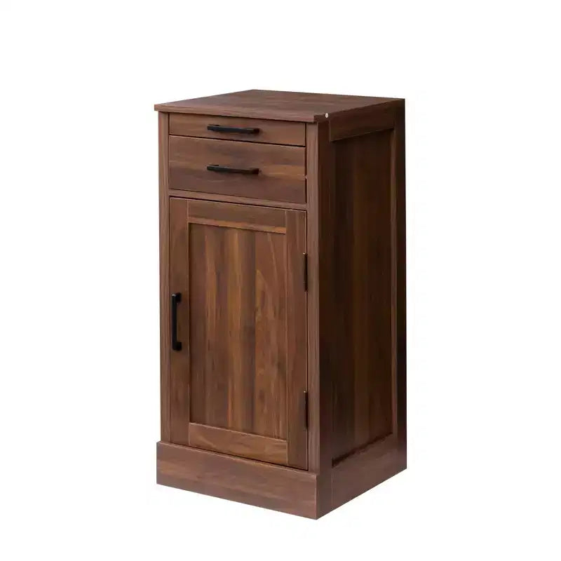 Mobile contenitore con cassetti bianco/noce/marrone noce – Stile Credenza