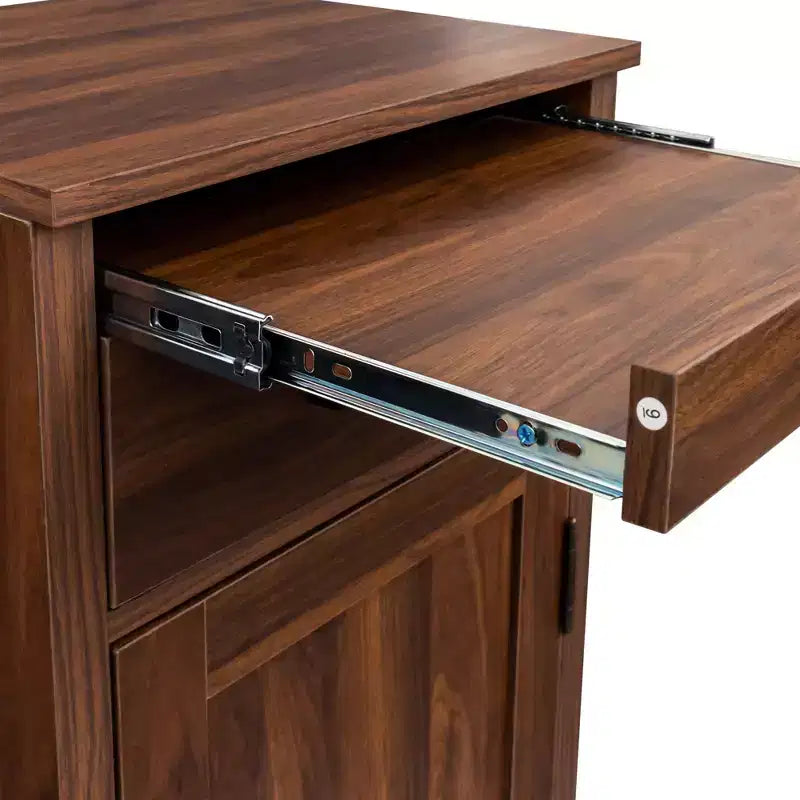 Mobile contenitore con cassetti bianco/noce/marrone noce – Stile Credenza