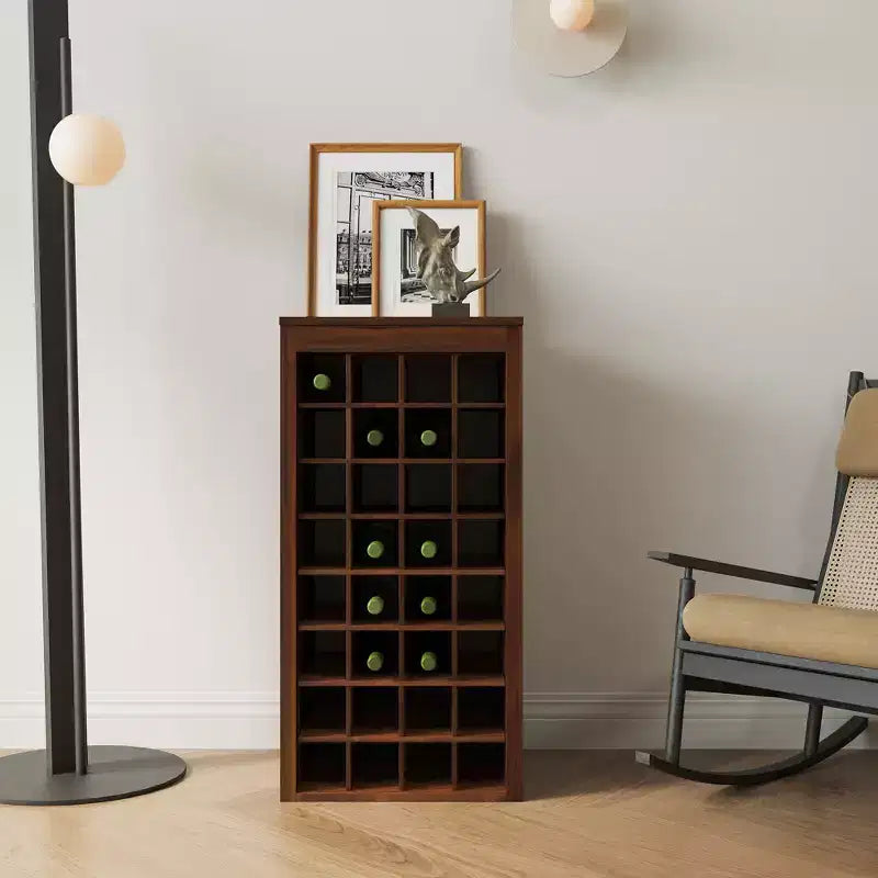 Mobile contenitore con cassetti bianco/noce/marrone noce – Stile Credenza