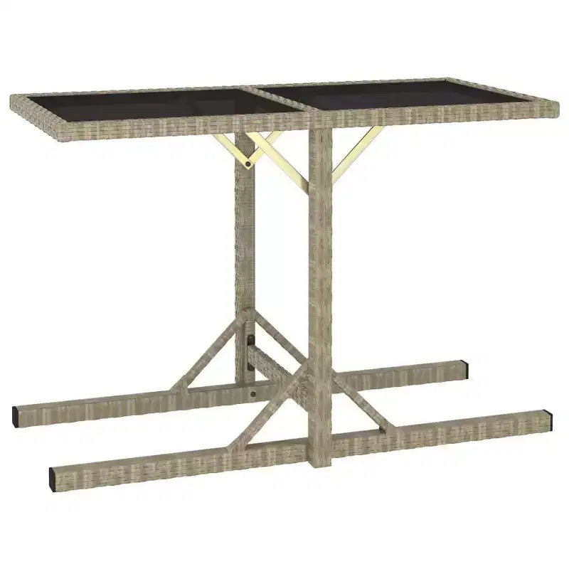 vidaXL Set da pranzo da giardino 3 pz Posti a sedere per esterni - Beige
