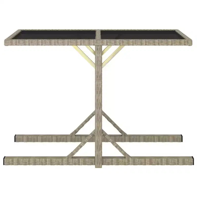vidaXL Set da pranzo da giardino 3 pz Posti a sedere per esterni - Beige