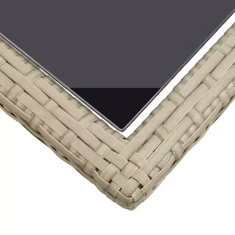 vidaXL Set da pranzo da giardino 3 pz Posti a sedere per esterni - Beige
