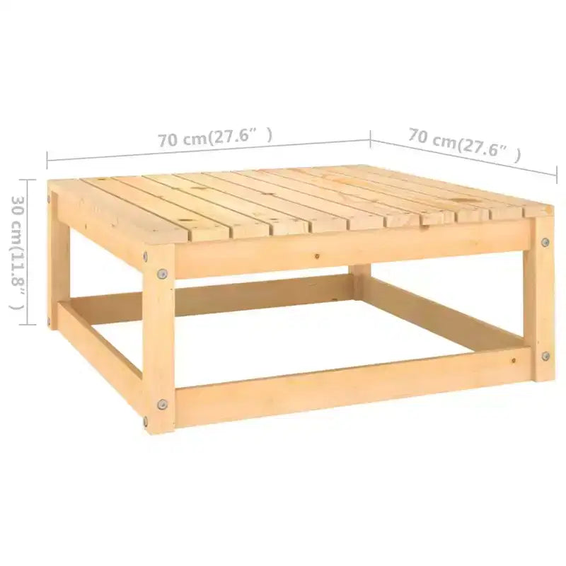 vidaXL Divano Sezionale da Giardino con Cuscini in Legno Massello di Acacia - Naturale