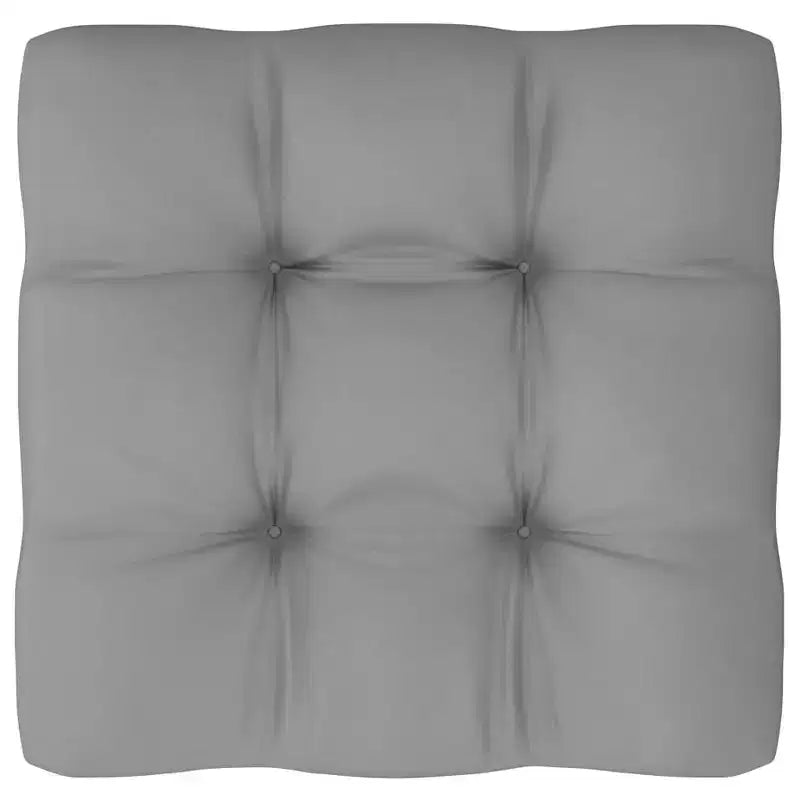 vidaXL Set divani da giardino legno naturale, cuscini grigi