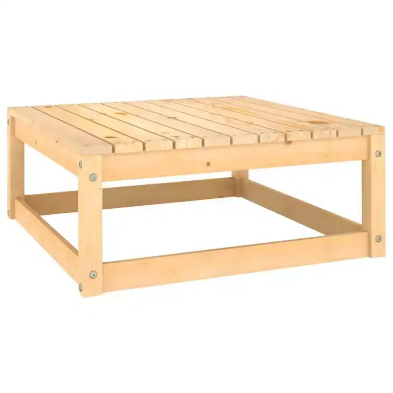 vidaXL Set Divani da Giardino 8 pz. con Cuscini, in Pino Massello, Colore Naturale