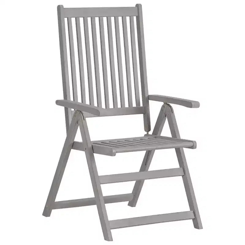 vidaXL Set da pranzo da esterno in legno massello di acacia 7 pezzi da giardino, rettangolare