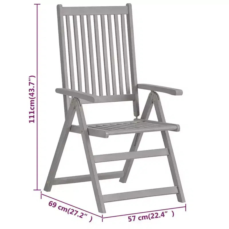 vidaXL Set da pranzo da giardino 7 pz in legno massello di acacia forma ovale/rettangolare
