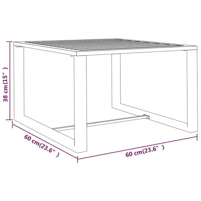 vidaXL Set mobili da giardino Set divani componibili da esterno Alluminio Antracite