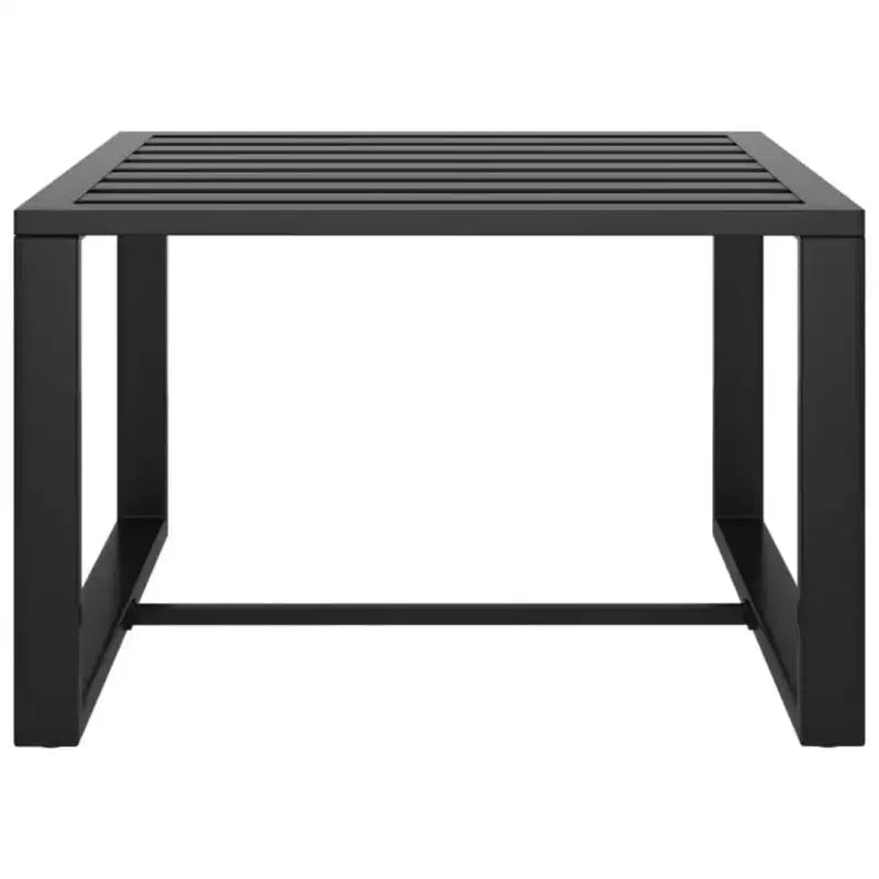 vidaXL Set Divani da Giardino Set Divani Sezionali da Esterno Tavolo Alluminio Antracite