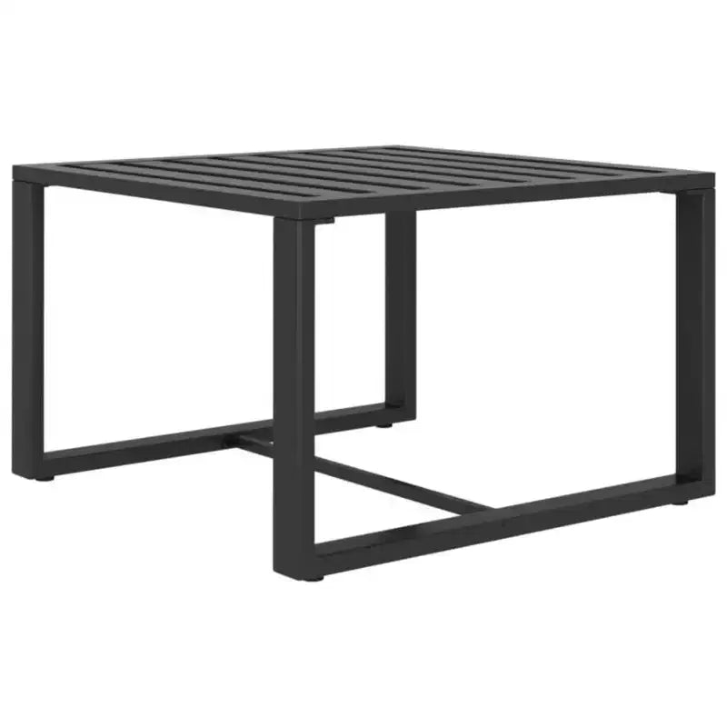 vidaXL Set Lounge da Esterno in Alluminio, Antracite - 10 Pezzi con Cuscini e Guanciali - Resistente alle Intemperie, Facile da Pulire, Design Modulare