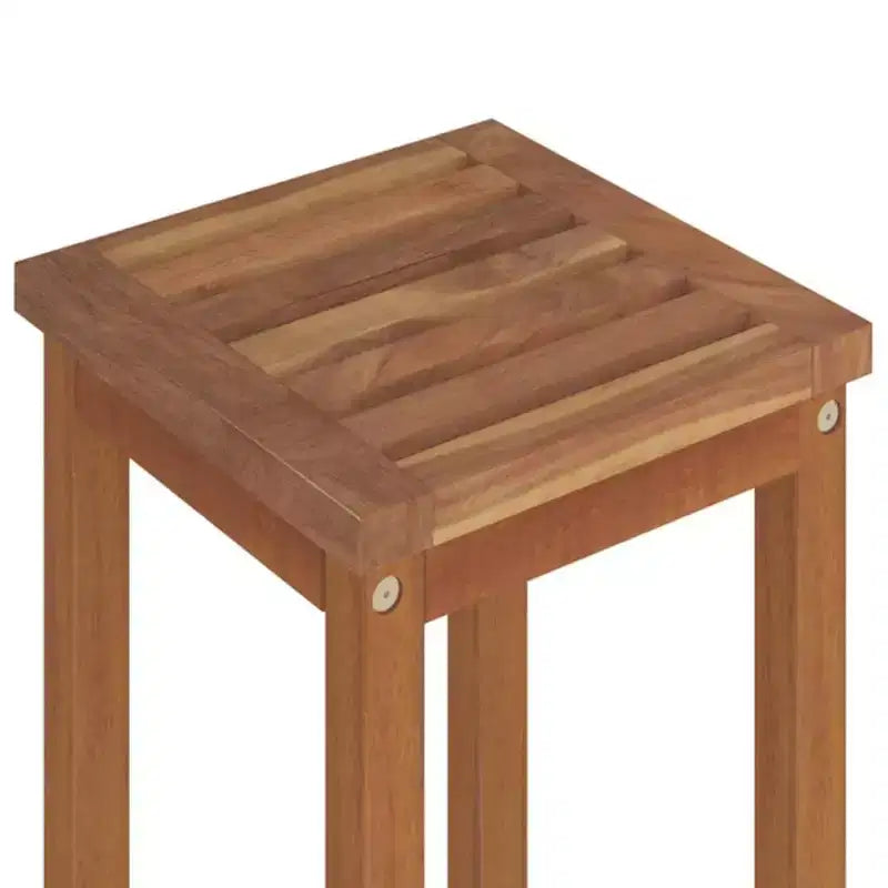 vidaXL Set di Mobili Bar da Esterno Tavolo e Sedie in Legno Massello di Acacia per Giardino Balcone