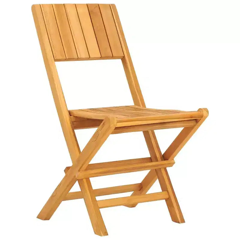 vidaXL Set da pranzo da esterno tavolo e sedie 5 pz in legno massello di teak