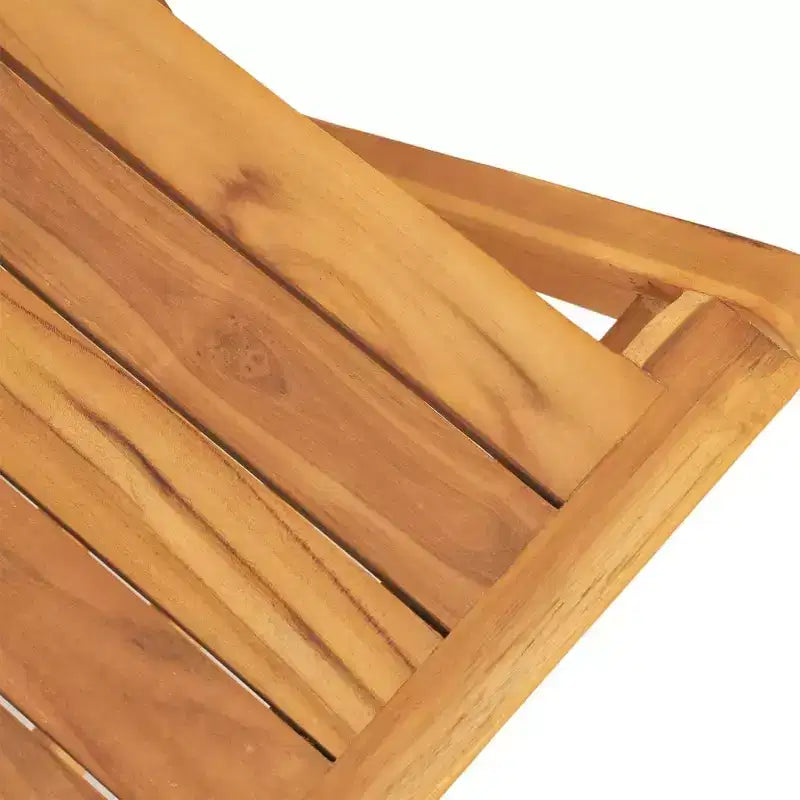 vidaXL Set da pranzo da esterno tavolo e sedie 5 pz in legno massello di teak