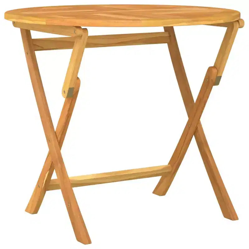 vidaXL Set da pranzo da esterno tavolo e sedie 5 pz in legno massello di teak