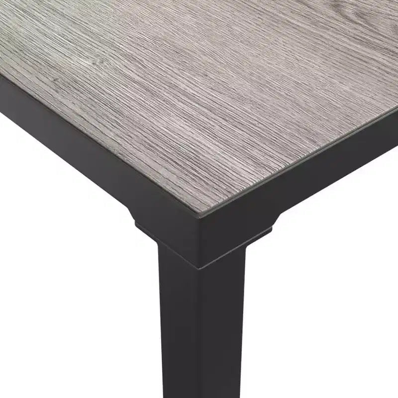 vidaXL Set Salotto da Giardino 6 pz Nero e Grigio Polirattan