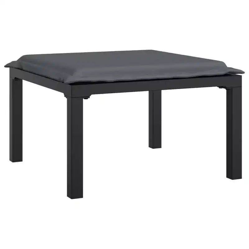 vidaXL Set Salotto da Giardino 6 pz Nero e Grigio Polirattan