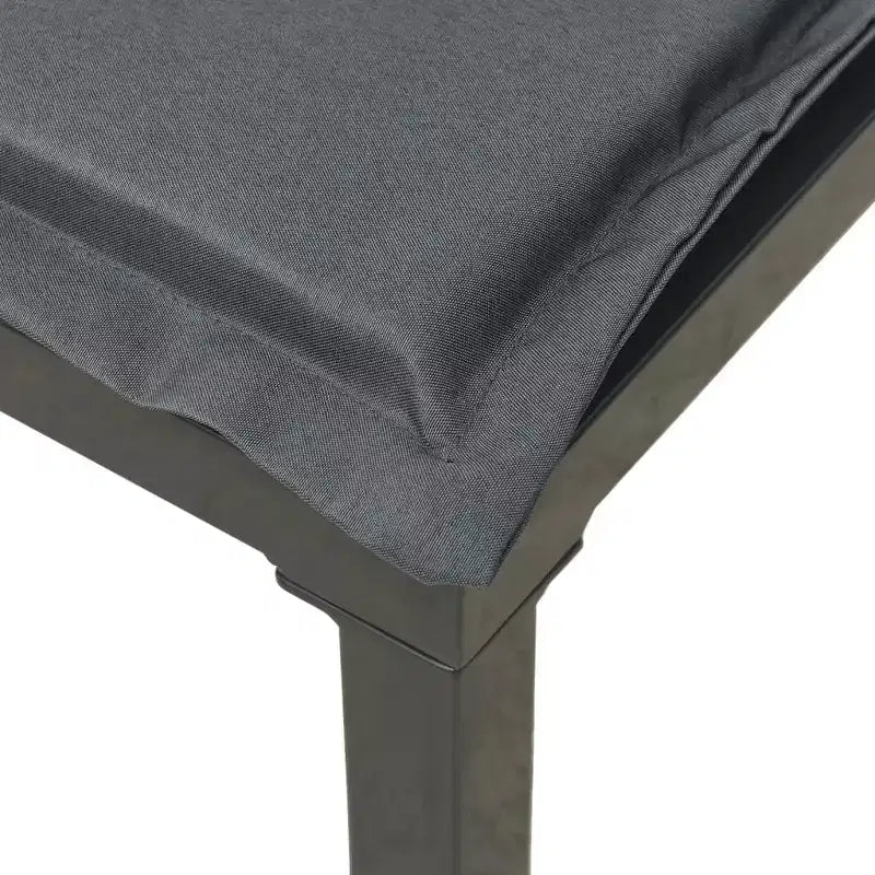 vidaXL Set salotto da esterno per giardino divano nero e grigio in polyrattan