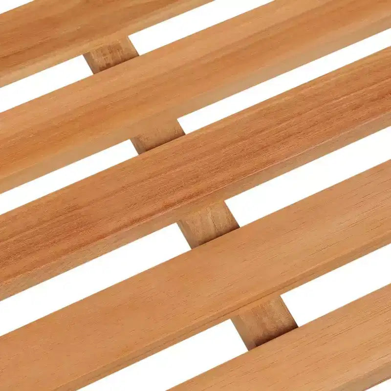vidaXL Set da pranzo da giardino in legno massello di teak levigato, colore: Naturale