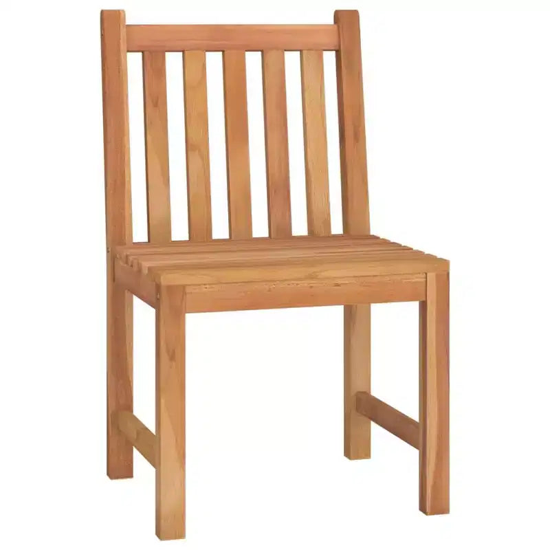 vidaXL Set da pranzo da giardino in legno massello di teak levigato, colore: Naturale