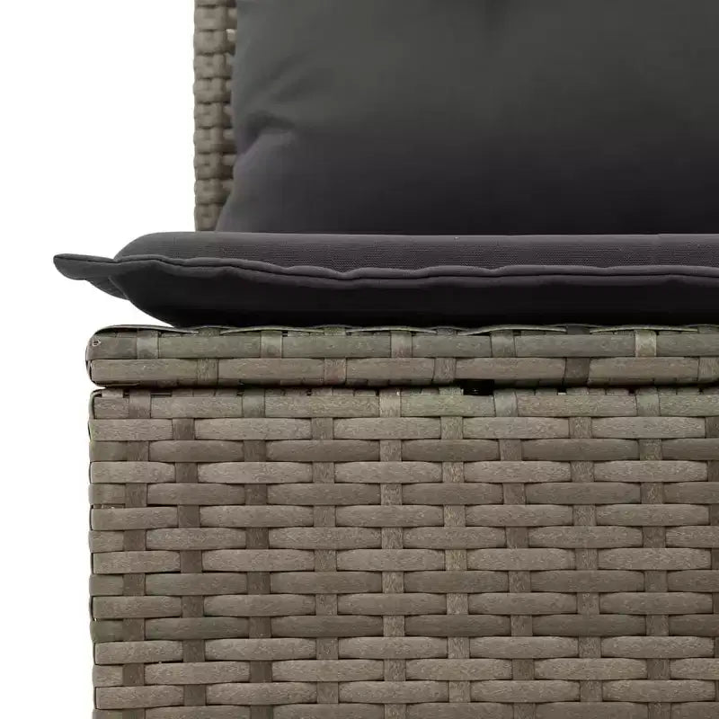 vidaXL Set Divani da Giardino Grigio, Grigio Scuro