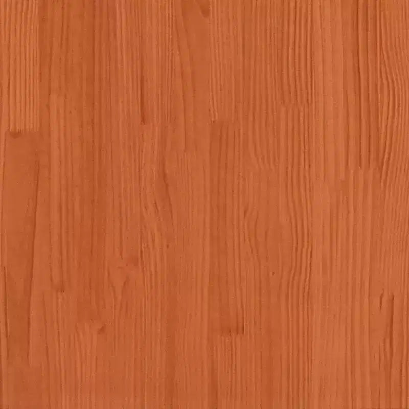 vidaXL Set Divani da Giardino Marrone Cera, Crema in Legno Massello di Pino, Tessuto Oxford