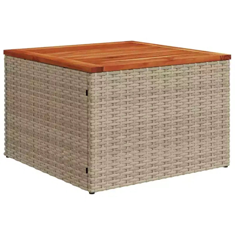 vidaXL Set Divani da Giardino Beige, Bianco Crema