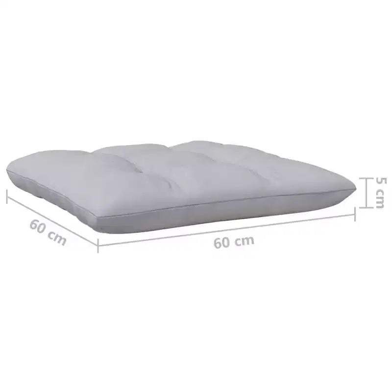 vidaXL Set Divani da Giardino 9 pz con Cuscini in Pino Massiccio - Marrone e Grigio