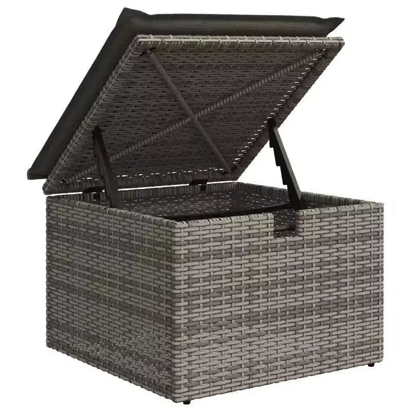 vidaXL Salotto da Giardino con Cuscini 7 pz in Polyrattan