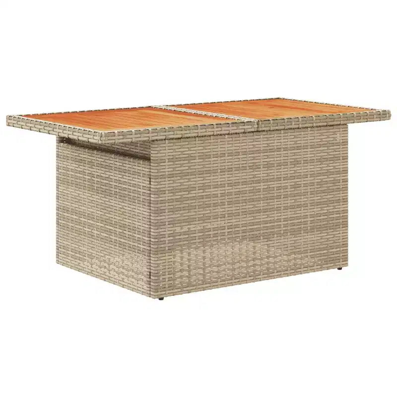 vidaXL Set Divano da Giardino a 4 Pezzi con Cuscini in Polyrattan e Acacia
