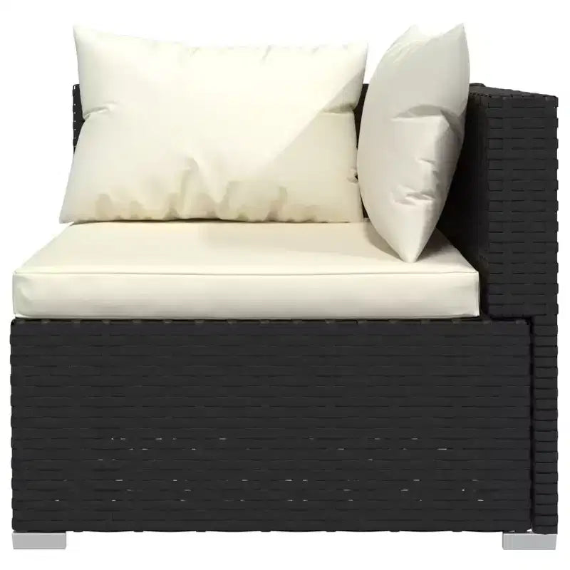 vidaXL Salotto da Giardino in PE Rattan Modulare Medio