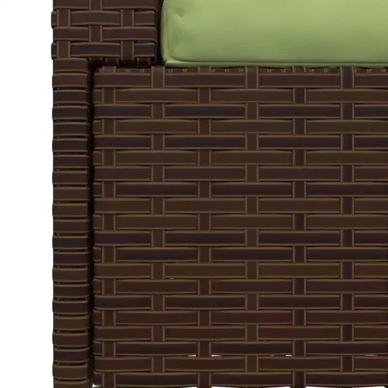 vidaXL Salotto da Giardino in PE Rattan Modulare Medio