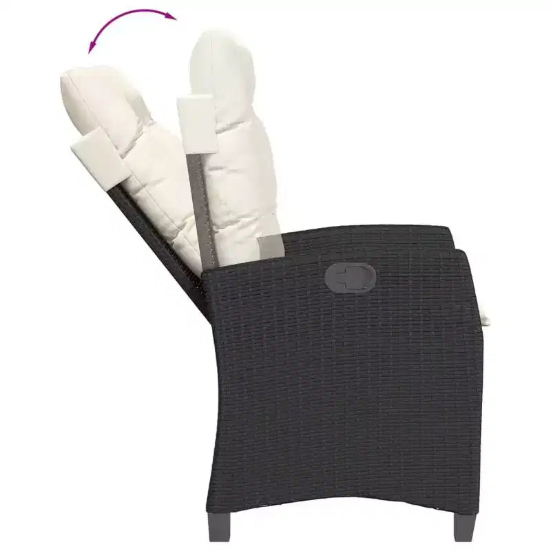 vidaXL Salotto da Giardino Moderno con Cuscini - Polyrattan