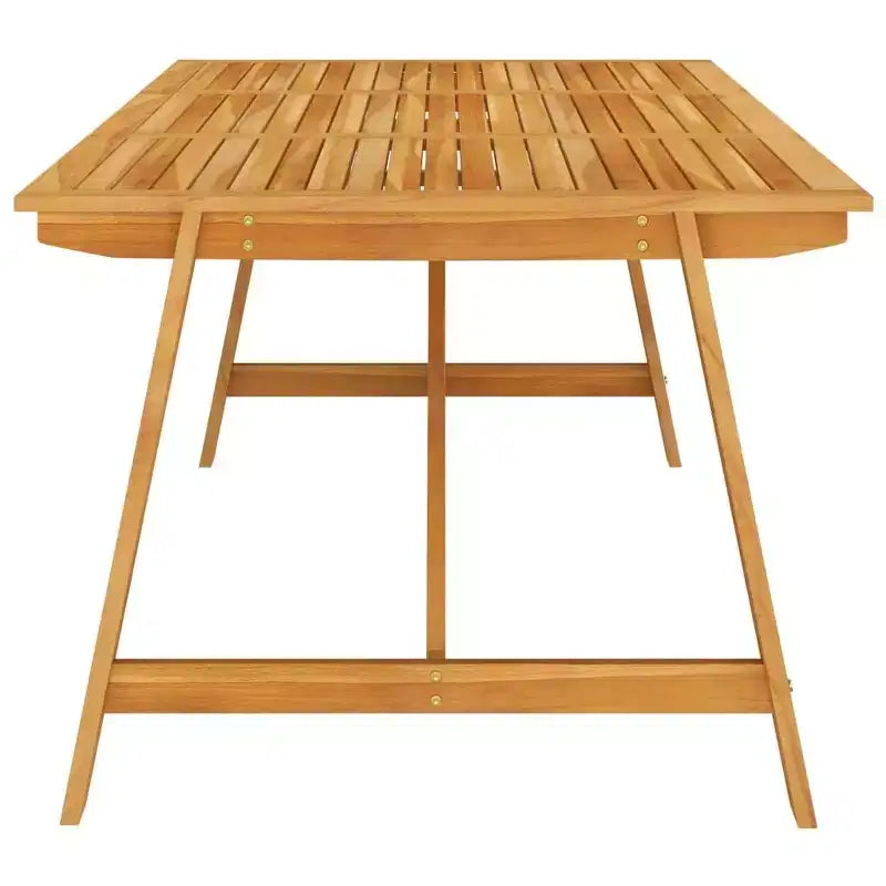 vidaXL Set da pranzo in legno massello di acacia Ampio ergonomico