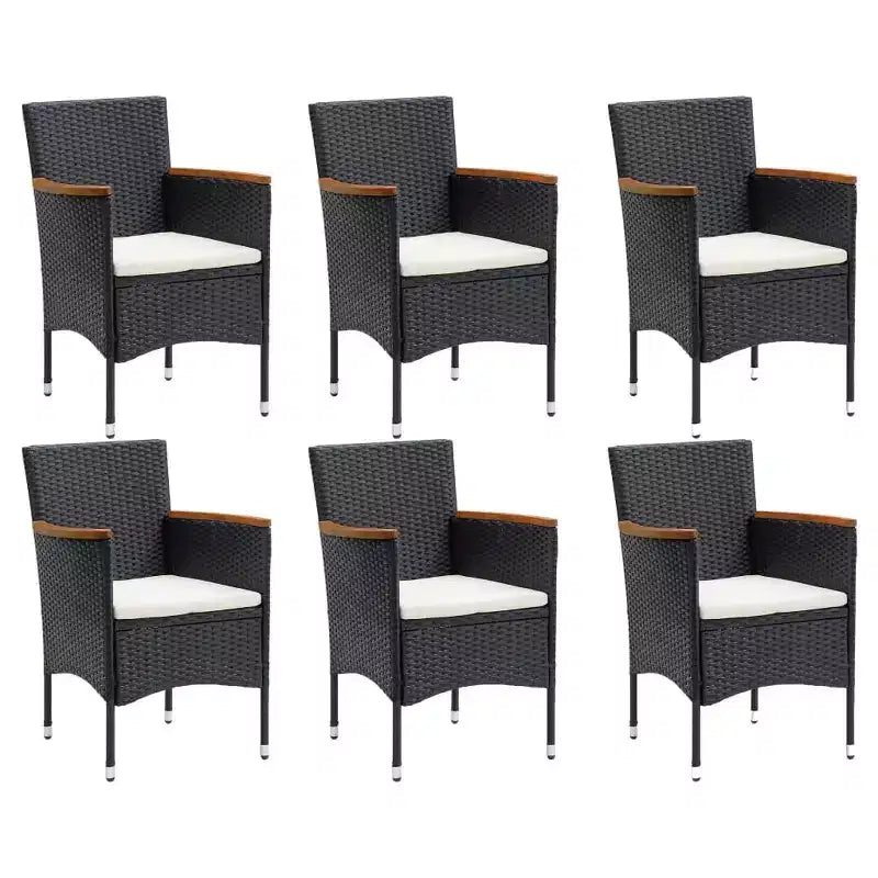 vidaXL Set da pranzo in legno massello di acacia Ampio ergonomico