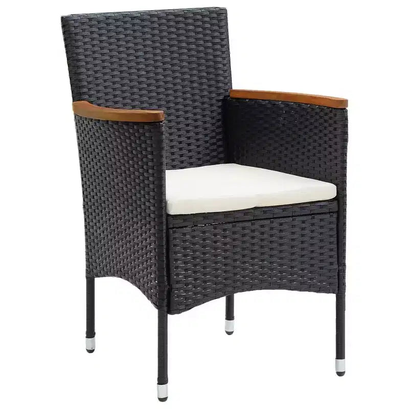 vidaXL Set da pranzo in legno massello di acacia Ampio ergonomico