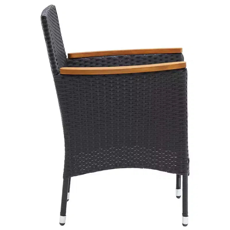 vidaXL Set da pranzo in legno massello di acacia Ampio ergonomico